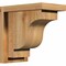 Ekena Millwork Newport Rough Sawn Corbel w/Backplate, Western Red Cedar, 6"W x 10"D x 10"H COR06X10X10NEW01RWR - alternate 1